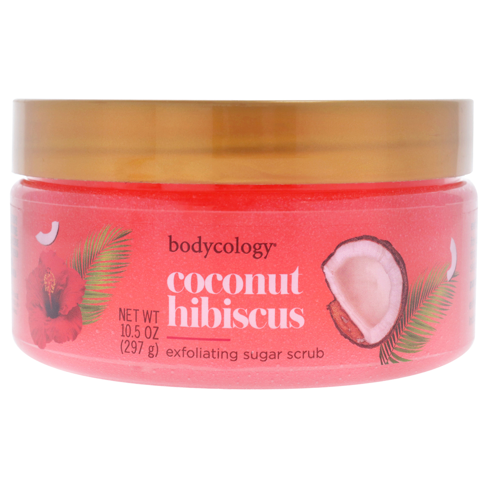 Coconut Hibiscus Exfoliating Sugar Scrub BY Bodycology for Women 10.5 oz Scrub